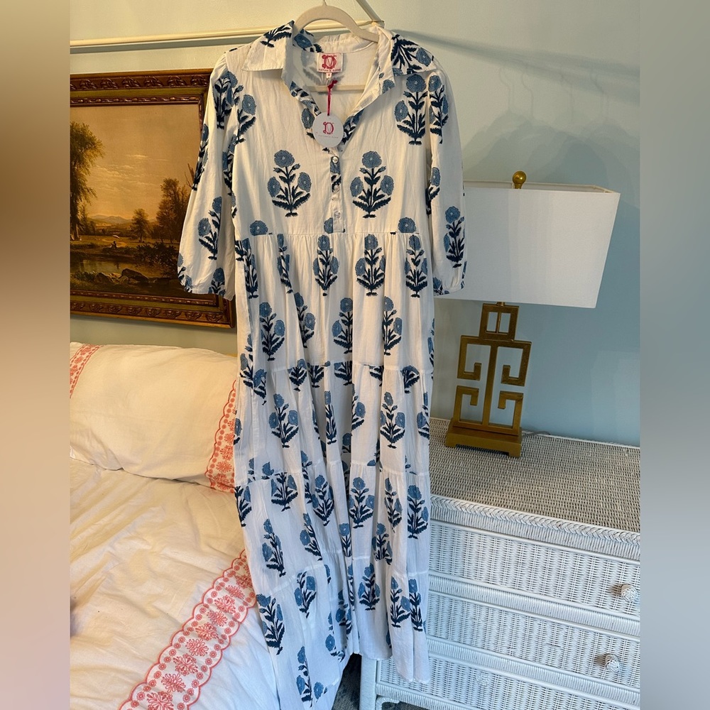 NWT Victoria Dunn Ol’ Southern Shirtdress Size Small
